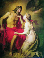 Image from entry Losenko Antin Zeus and Themis 1769 s in the Internet Encyclopedia of Ukraine